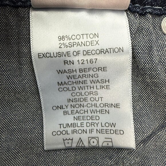 Laurie Felt Jeans Womens 6P Classic Boyfriend Stretch Blue Dark Wash Denim 29x27 - Picture 11 of 13